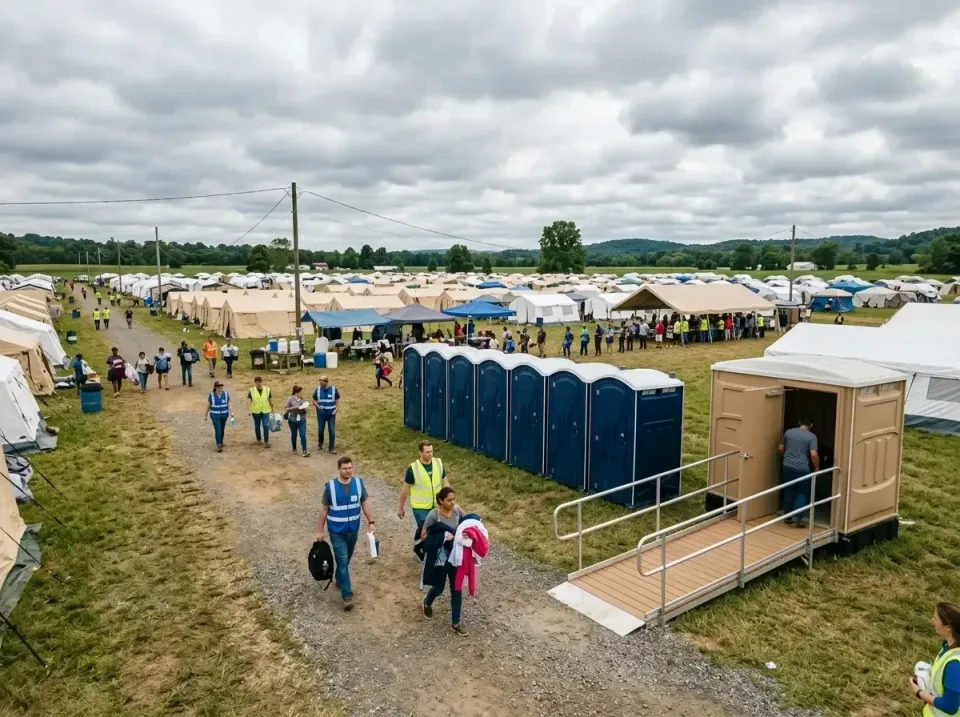 disaster-relief-camp-restrooms-010 — frequently asked questions, Dumpster & Portable Bathrooms Rental in McDonald, PA